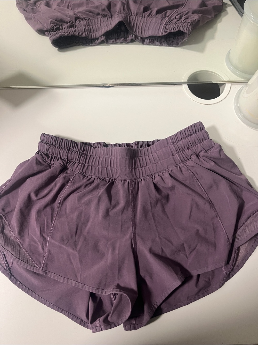 Lulu lemon hotty hot shorts Women's Purple Running Shorts